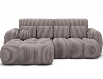 Colțar Covelion extensibil, 260x167x105 cm, orientare stânga – Modullo 03