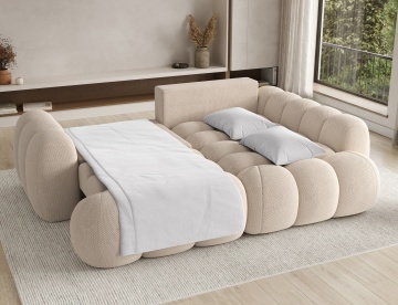 Colțar Cozion extensibil, 267x165x105 cm, orientare dreapta – Calmora 18 - Img 7