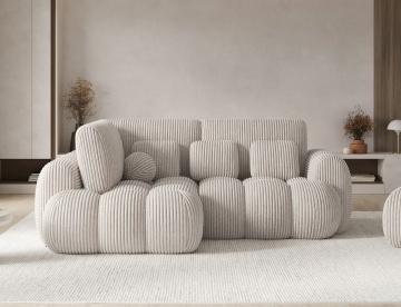 Colțar Cozion extensibil, 267x165x105 cm, orientare stânga – Modullo 01 - Img 3