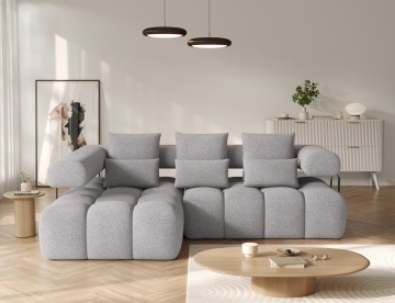 Colțar extensibil electric ELTAP Levvi Stânga 260x184 cm | Funcție pat 110x187 | Design modern premium - Img 2