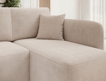 Colțar Hadson extensibil, 206x150x89 cm, orientare dreapta – Jarell 18 – imagine de produs pentru prezentare