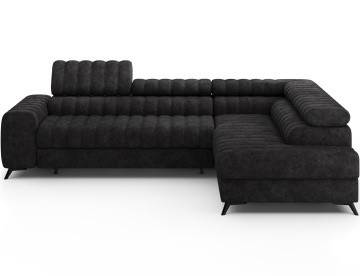 Colțar Kanedo extensibil, 269x204x86 cm, orientare dreapta – Aura 06
