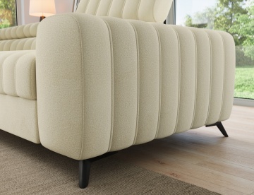 Colțar Kanedo extensibil, 269x204x86 cm, orientare stânga – Monolith 04 – cadru de prezentare secundar