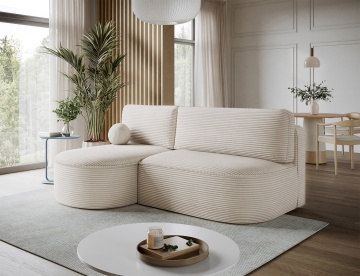 Colțar Livosa extensibil, 220x144x93 cm, orientare stânga – Jarell 18 – imagine comercială suplimentară