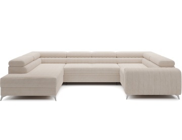 Colțar Louis extensibil, 347x202x92 cm, orientare stânga – Jarell 18