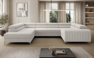 Colțar Louis extensibil, 347x202x92 cm, orientare stânga – Royal 01 – prezentare alternativă a produsului