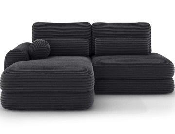 Colțar Ripeli extensibil, 217x175x96 cm, orientare stânga – Modullo 10