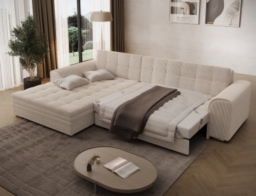 Colțar Sorento extensibil, 296x194x78 cm, orientare stânga – Jarell 18 – cadru vizual suplimentar al produsului