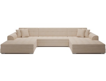 Colțar Vento extensibil, 359x165x78 cm, orientare symmetrical – Jarell 18 - Img 2