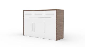 Comodă 130x39x86cm, Marden, ADRK Furniture – cadru suplimentar de prezentare