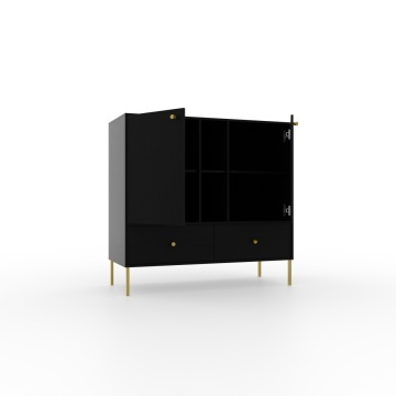Comodă cu doua usi si doua sertare, 100x41x95cm, Tili System, ADRK Furniture - Img 7