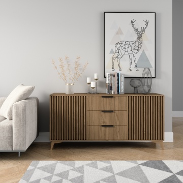Comodă Entsian 150 Chest of drawer Artisan Oak, 150x40x72 cm - Img 7