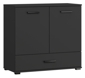 Comodă Frazio – 90x40x83 cm – Negru – Frazio Bufet 90 – Varianta 2