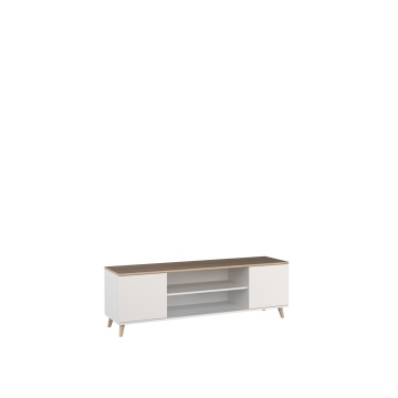 Comodă TV, 155x40x50cm, Petra, ADRK Furniture - Img 5