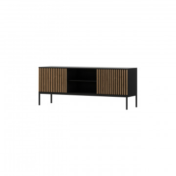 Comodă TV Meorati 150 Media cabinet negru – Negru