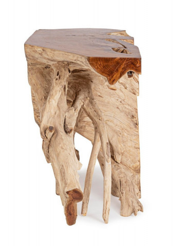 Consola finisaj natural din lemn de Teak, 120x45x80 cm, Lisandra Bizzotto - Img 8