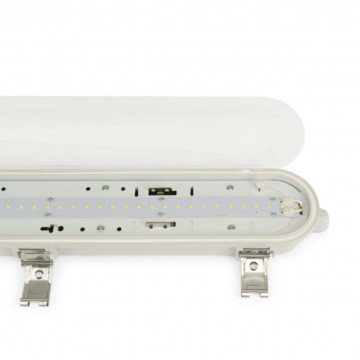 Corp iluminat LED etans Hermetic, alb, Max 20W, lumina rece, Kelektron - Img 2