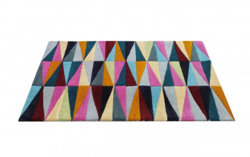 Covor Angles Bedora, 200x300 cm, 100% lana, multicolor, finisat manual - Img 9