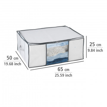Cutie cu sac pentru vidat, Wenko, Vacuum Soft Box L, 65 x 25 x 50 cm, polietilena/poliamida/polipropilena - Img 10