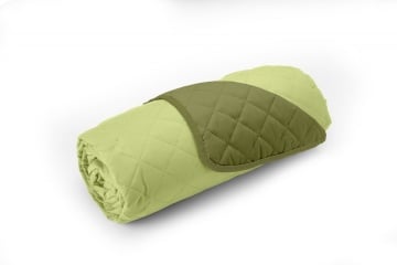 Cuvertura Double Face Alcam, 210 x 220 cm 100% microfibra, olive/lime - Img 6