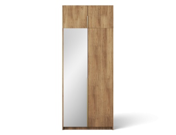 Dulap Alera II with top extension – Hinged – cu oglindă – 100x58x250 cm – Stejar Artisan – Alera II with top extension – Hinged Dulap – Varianta 1
