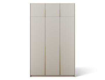 Dulap Bregma III cu uși batante și extensie superioară – 3 uși – 148x58x250 cm – Cașmir – Varianta 2