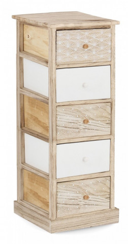 Dulap cu 5 sertare, 40 x 29 x 90 cm, Finnley Yes