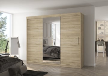 Dulap cu usi glisante 250x215 cm, Denis, ADRK Furniture - Img 11