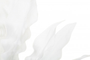 Floare artificiala din plastic si metal, ø 30 cm, Bianco Mauro Ferreti - Img 4