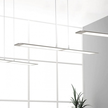 Lampa suspendata LED Shuttle 1, argintiu, Max 28W, lumina neutra, Kelektron – cadru vizual suplimentar al produsului
