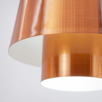 Lampa suspendata Turbine Rg, Soclu E27, Max 60W, cupru, Kelektron – imagine de produs din seria de prezentare