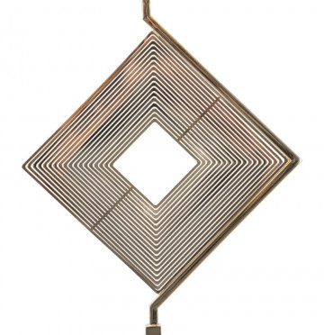 Lampadar alb / auriu din metal si textil, ø 40 cm, soclu E27, max 40W, Move Mauro Ferreti - Img 2