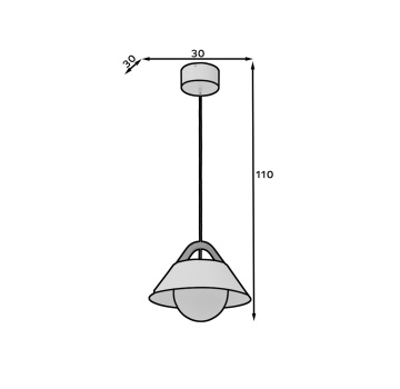 Lustre suspendate Almitara – Alb – fotografie suplimentară de catalog, ID imagine 101990203