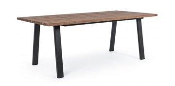 Masa din lemn, dreptunghiulara, 200x100 cm, Oslo, Bizzotto - Img 1