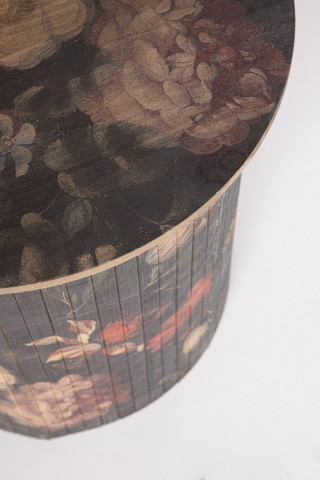 Masuta de cafea finisaj natural din Bambus, ∅ 40 cm, Sayuri Bizzotto - Img 5