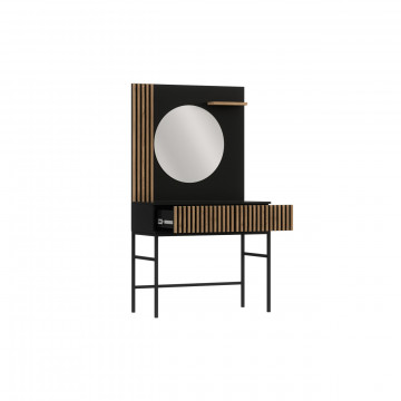 Mese de toaletă Meorati 85 Vanity table negru – Negru – prezentare comercială suplimentară