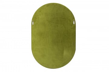 Oglindă decorativa verde din MDF si textil, 90 x 60 x 4 cm, Antony Mauro Ferreti - Img 3