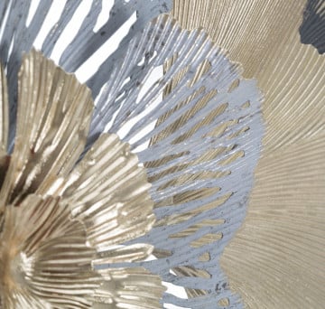 Panou decorativ multicolor din metal, 13,8x8x55,9 cm, Poxy Mauro Ferretti - Img 3