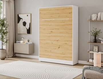 Pat rabatabil Devesto Vertical Wall 140 Artisan Eiche, 140x200 cm – Artisan Eiche - Img 7