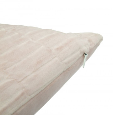Perna decorativa roz pudra din stofa, 41x41x10 cm, Pink Mauro Ferretti - Img 4