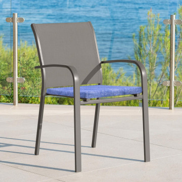 Perna scaun Fantezie Blue Black, 39x39 cm - Img 2