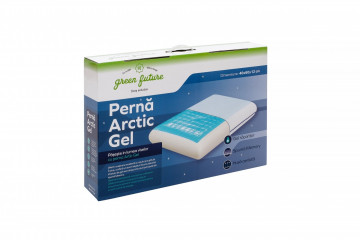 Perna Soft Green Future, Memory Arctic Gel, 40x60x12 cm - Img 10