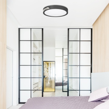 Plafoniera LED 48W, Ø40 cm, Negru, Skoll, Kelektron – imagine secundară de catalog