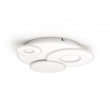 Plafoniera LED 80W, Ø59 cm, Alb, Belinus, Kelektron