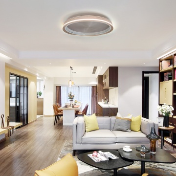 Plafoniera LED Albanel, 90W, 3150 lm, Auriu Roz Periat, Kelektron – prezentare secundară de catalog