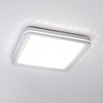 Plafoniera LED Ocamo, dimabil, cu telecomanda, alb, lumina calda / rece / neutra, Kelektron - Img 2