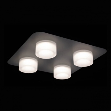 Plafoniera LED Pop S, alb, Max 16.8W, lumina neutra, Kelektron – imagine suplimentară a produsului