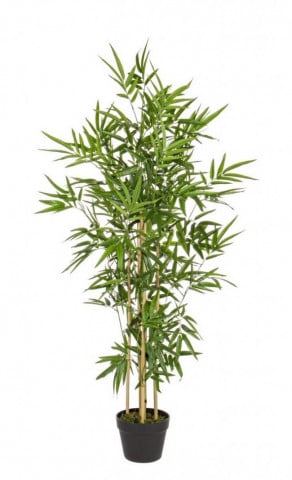Planta artificiala decorativa cu ghiveci, 130 cm, Bamboo Bizzotto - Img 1
