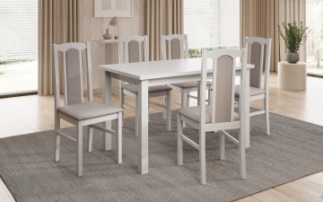 Scaun Chair Vos VII – 43x40x96 cm – Nuc închis / Opium 20 - Img 3