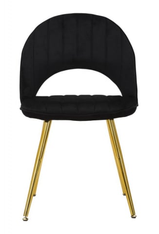 Set 2 scaune dining din metal si catifea, spatar reglabil, 52 x 48 x 78 cm, Flex Mauro Ferreti - Img 2